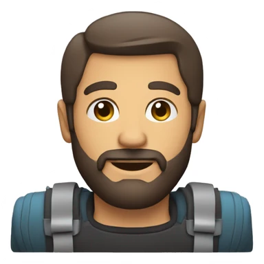 pickup style car ride system and bearded man sticker