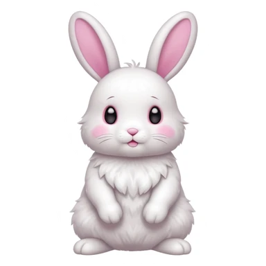 very cute fullbody bunny uwu cuuuute sticker