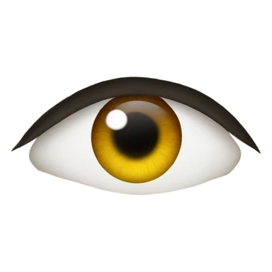 eye with eyelashes sticker