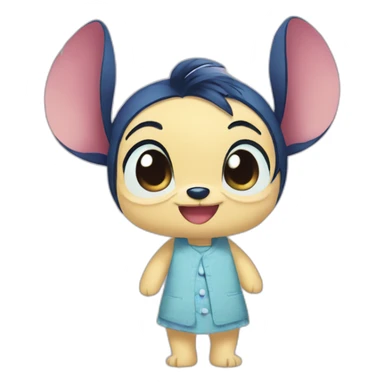 Stitch head from lily and stitch sticker