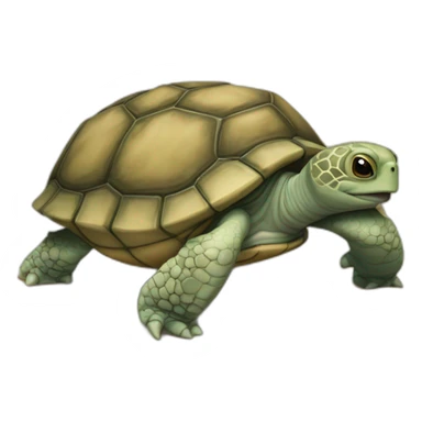 Tortuga de mar nadando sticker