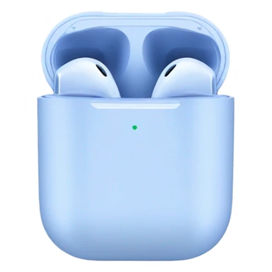 Airpods in blue sticker