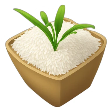 Rice seedling sticker