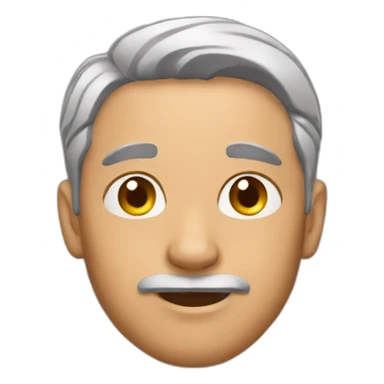 Man having a cat sticker