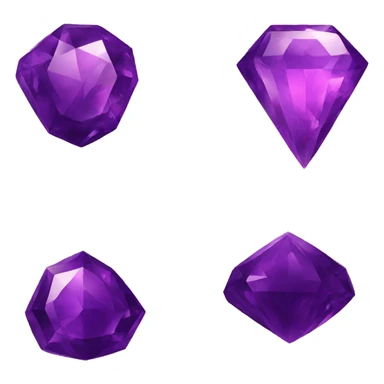 amethyst gem sticker