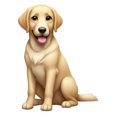 Lab retriever dog sticker