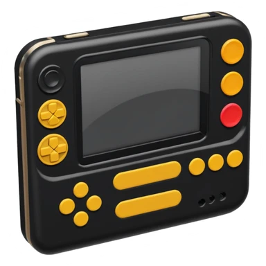 handheld console 1980s sticker