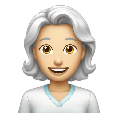 Une femme déguisée en dentifrice sticker