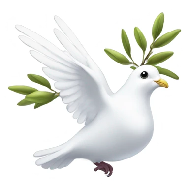 The dove of peace sticker
