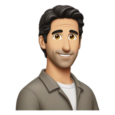 Ross geller mono sticker