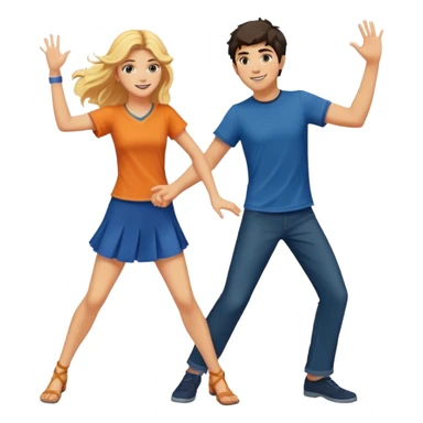 Percy Jackson and annabeth chase dancing sticker