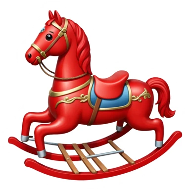 red Rocking Horse sticker