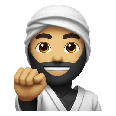 Ninja saying ok sticker