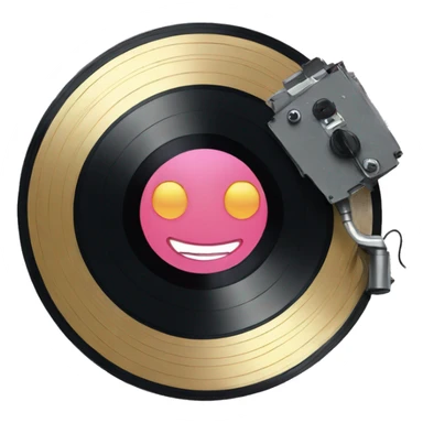 Vinyl records sticker