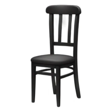restaurant chair black and white sticker
