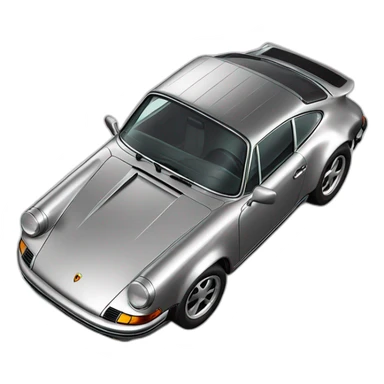 retro-futuristic-porsche-911 sticker