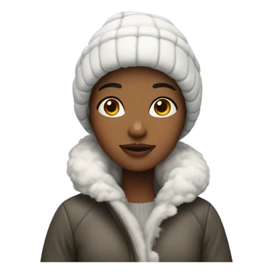 Winter girl  sticker