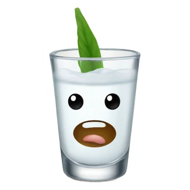 Raki in a shot glass sticker