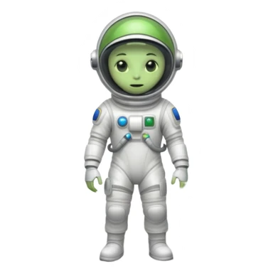 Alien astronut  sticker