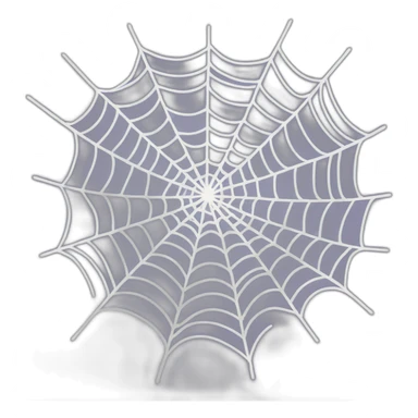 Spider's web sticker