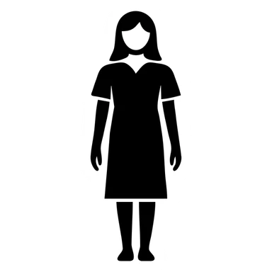 A beautiful, thin girl in a medical gown sticker