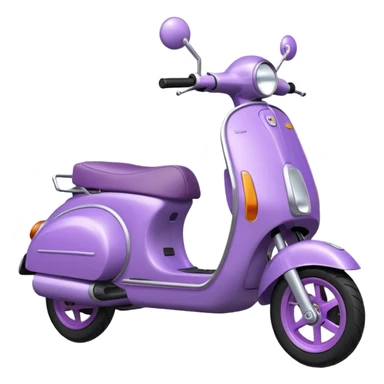 lilac scooter sticker