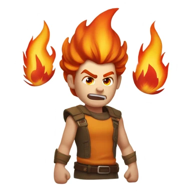 Angry Blaze sticker