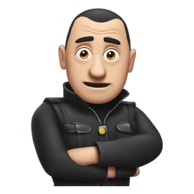 gru from despicable me sticker