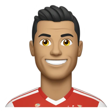 Cristiano Ronaldo coupe du monde sticker