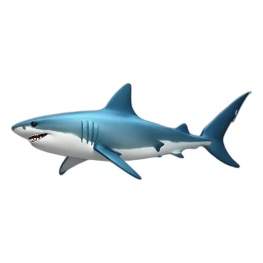 Requin joyeux sticker