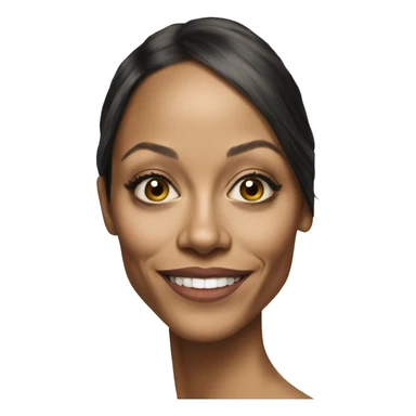 zoe saldana sticker