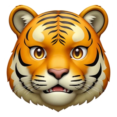 tiger face monkaS meme nervous sweating for Twitch emote sticker