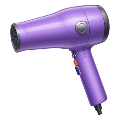 soft purple Dyson hair dryer sticker