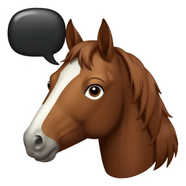 Horse saying I'm stefan sticker