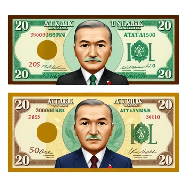 200tl atatürk sticker