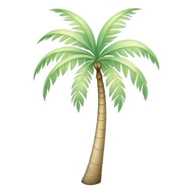 Pastel palm tree sticker