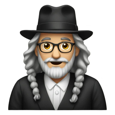 jewish rabbi sticker