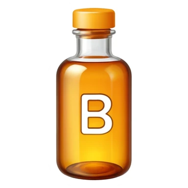 Vitamin b9 in a bottle sticker