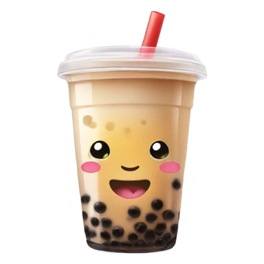 Bubble tea sticker