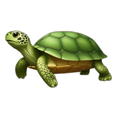 Chat sur une tortue  sticker