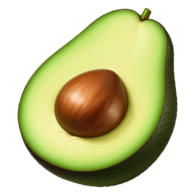 aguacate con labios grandes  sticker