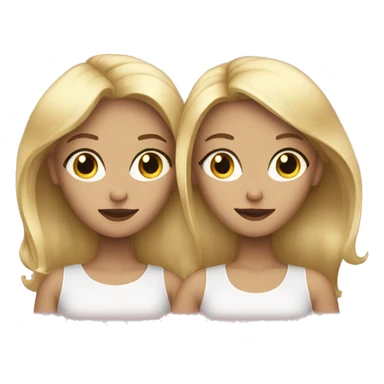 2 blonde sisters  sticker