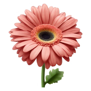 Flower gerbera sticker