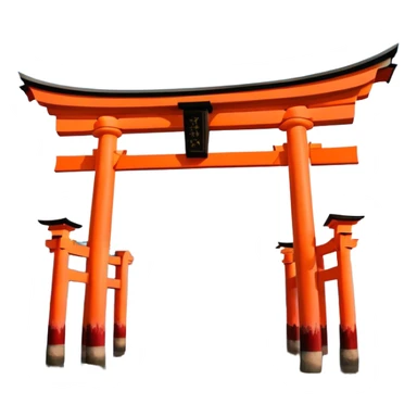 ​Cinematic Realistic Itsukushima Shrine, depicted as the iconic floating torii gate and shrine complex on the water, with vibrant vermilion hues contrasting against the serene blue sea and sky, rendered with intricate architectural details and soft, ethereal lighting that captures its spiritual beauty, sticker
