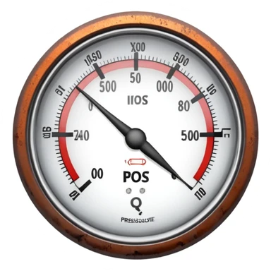 broken pressure gauge sticker