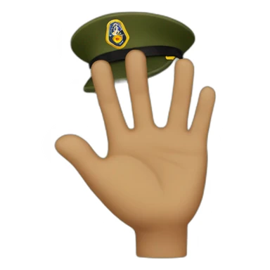 3 finger scout salute sticker