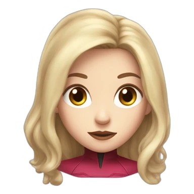 Marvel Wanda Maximoff head sticker