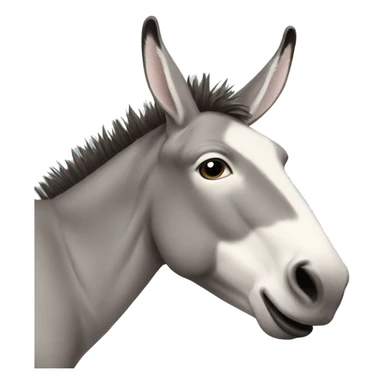 burro comendo pastel sticker