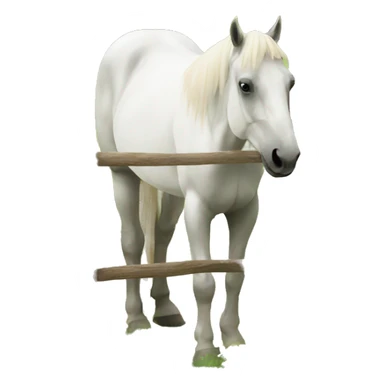 pasture with horse sticker