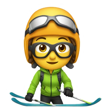 ski randonee sticker